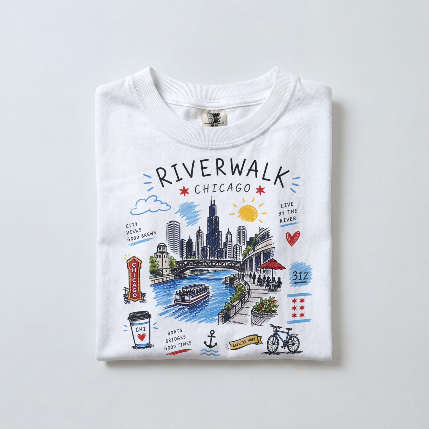 Men's Chi Riverwalk Tee