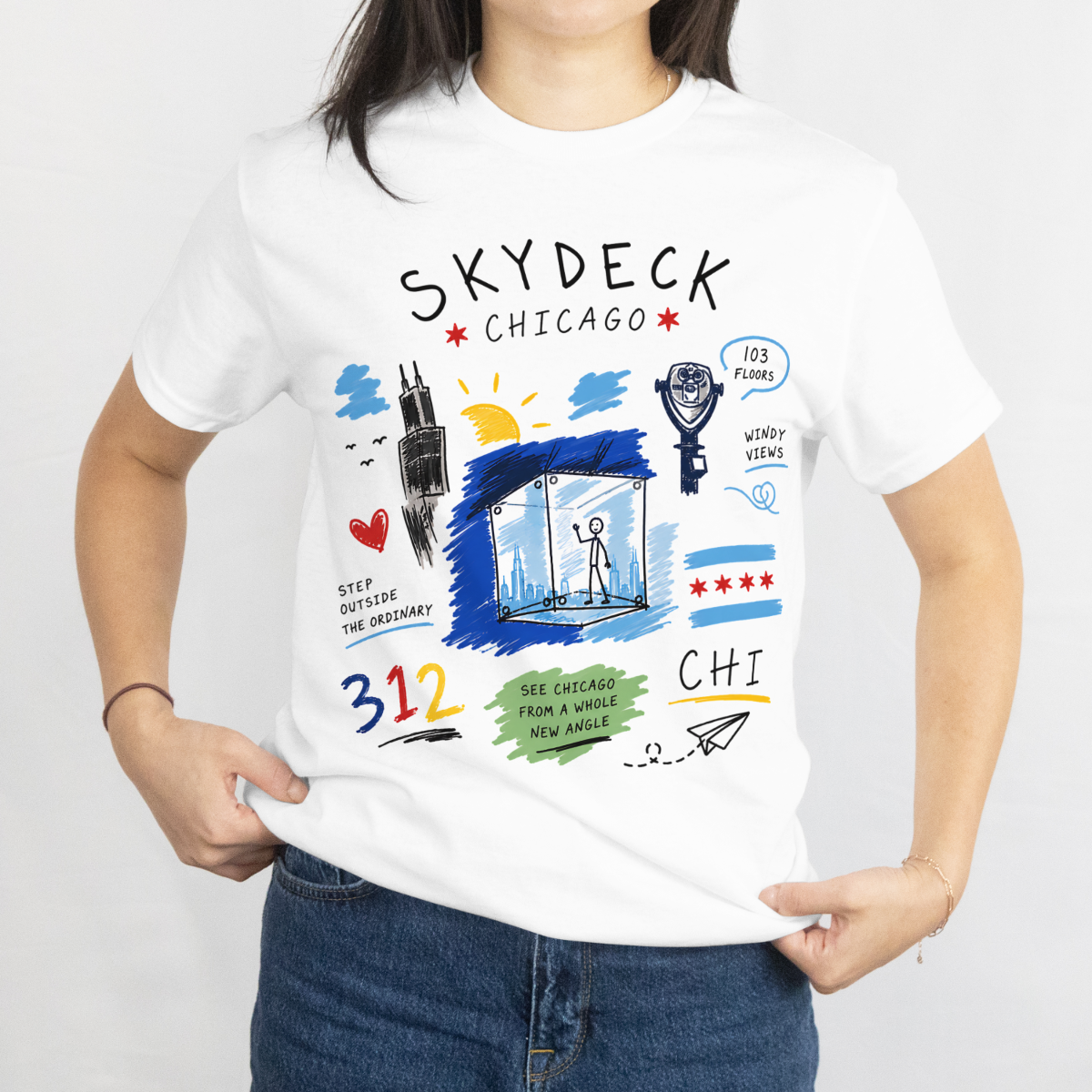 Skydeck Chicago Tee