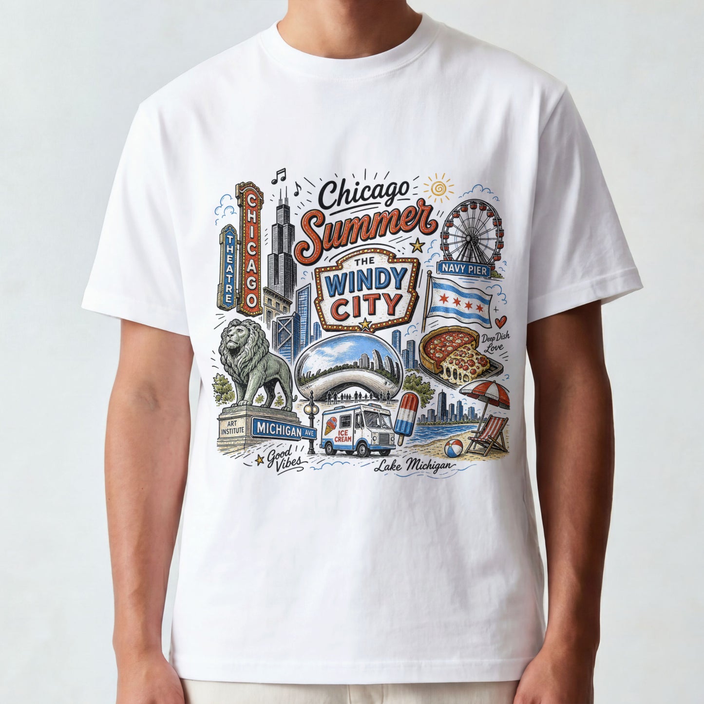 Chi Summer Short Sleeve Tee