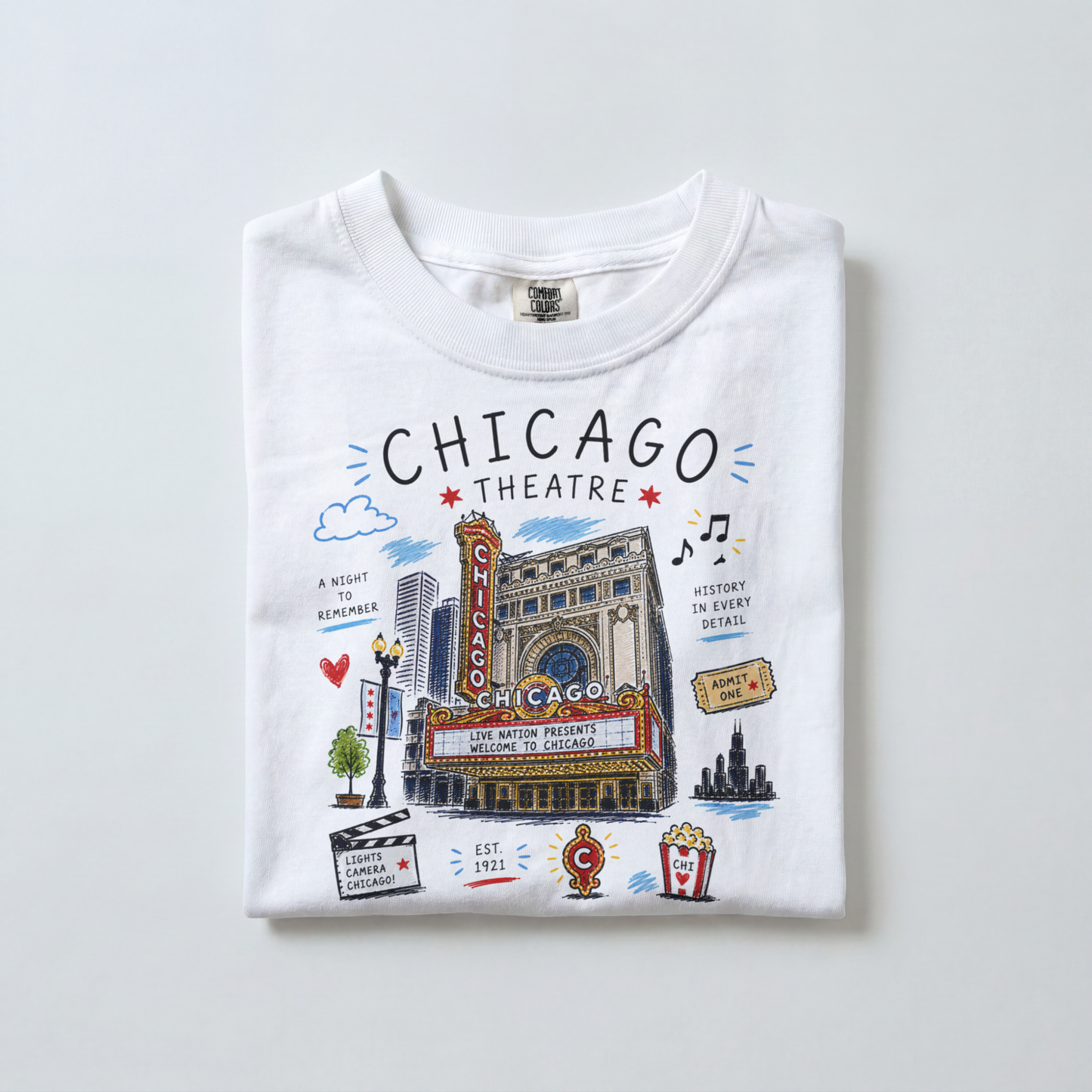 Women's Chi Theatre Tee