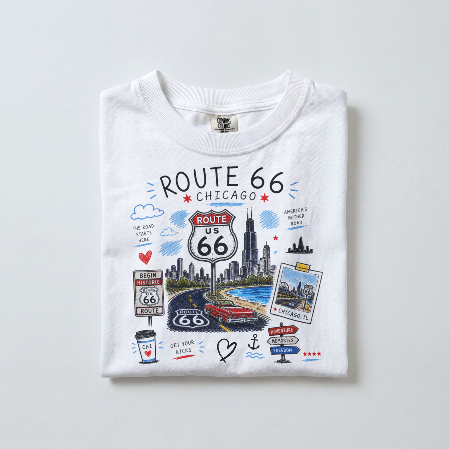 Men's Route 66 Tee