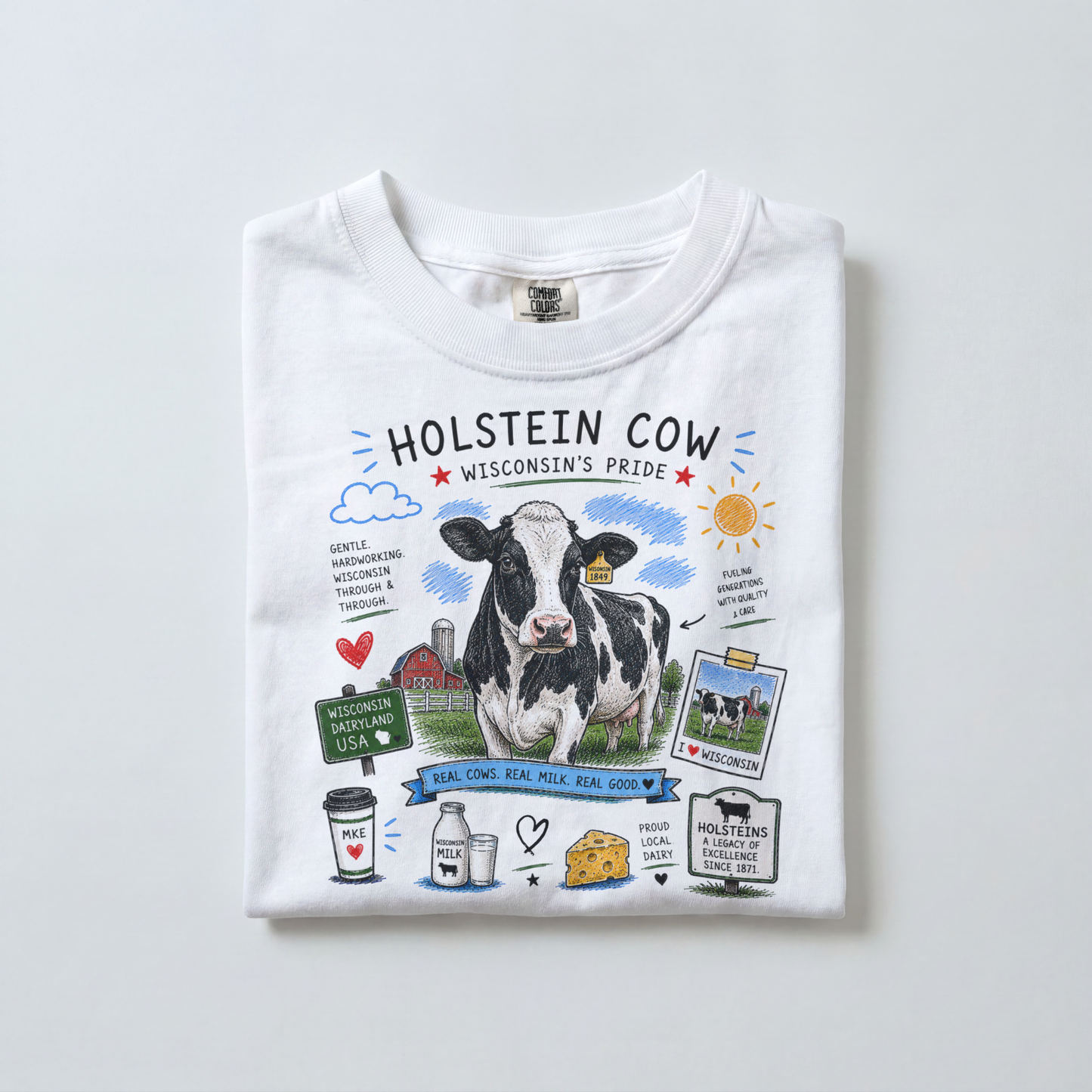 Women's Holstein Cow Tee