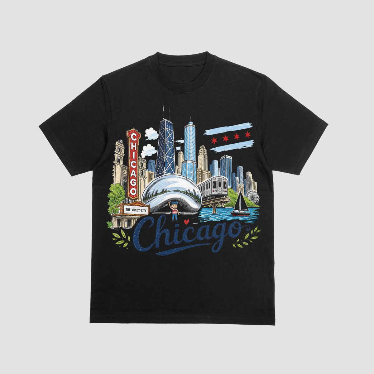 Chicago City Life Tee