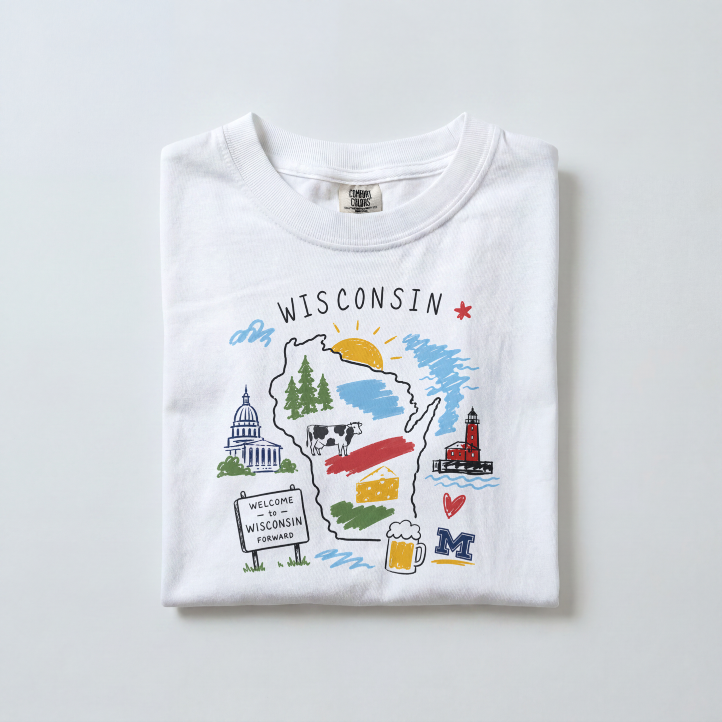 Women's Wisconsin Short Sleeve Tee
