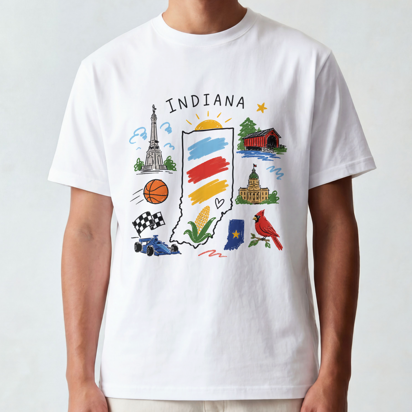 Men's Indiana Short Sleeve Tee