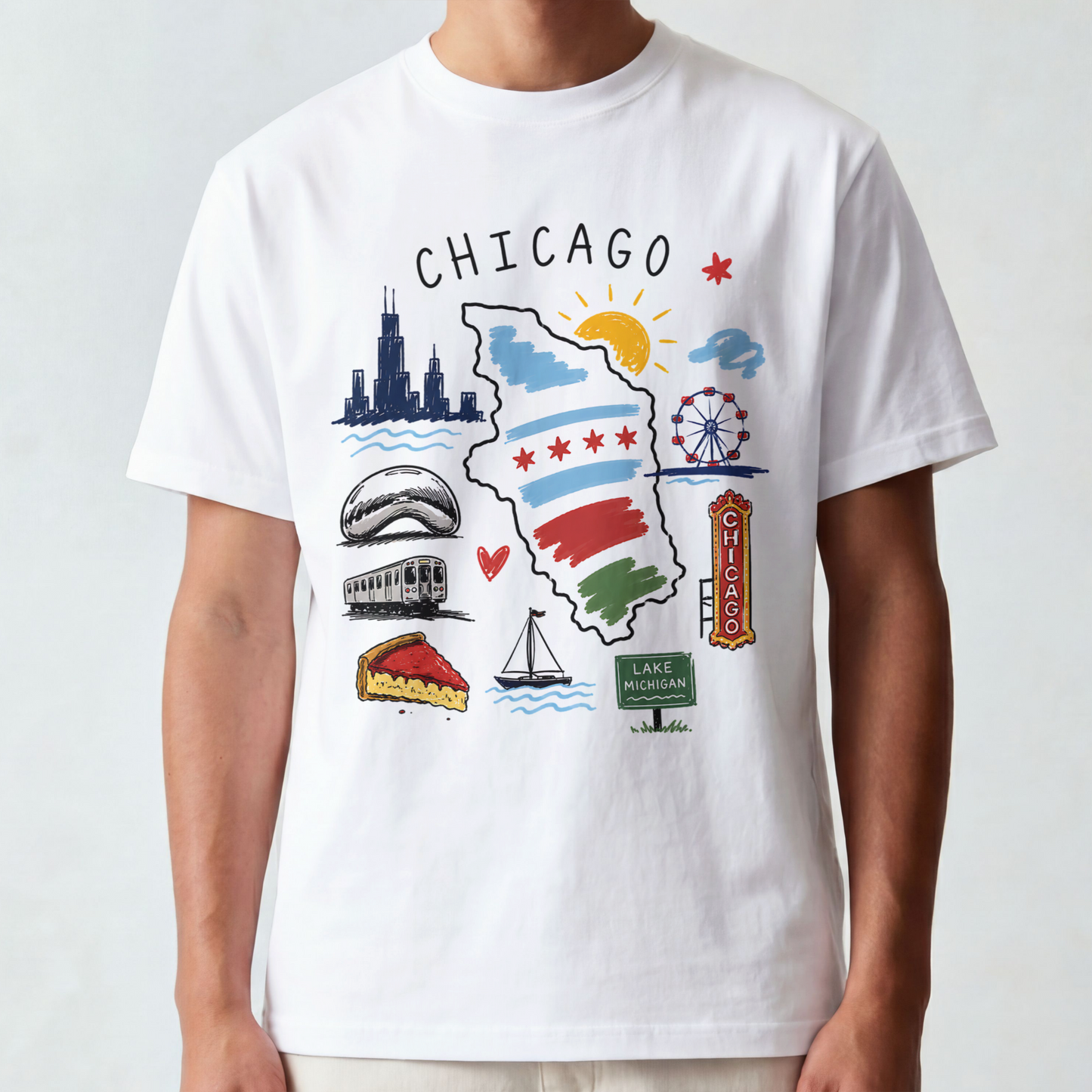 Men's Chicago Short Sleeve Tee