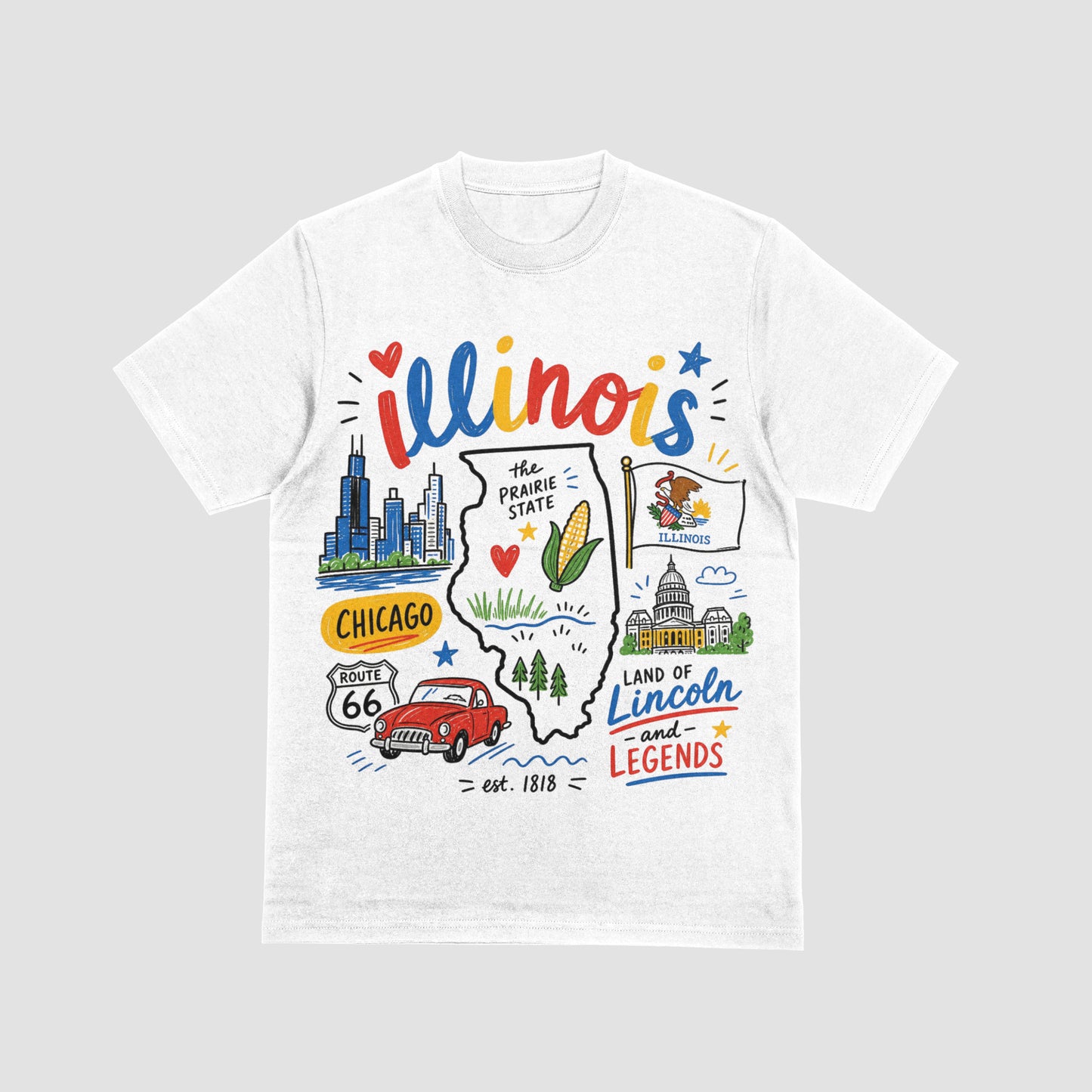 Illinois Short Sleeve Tee