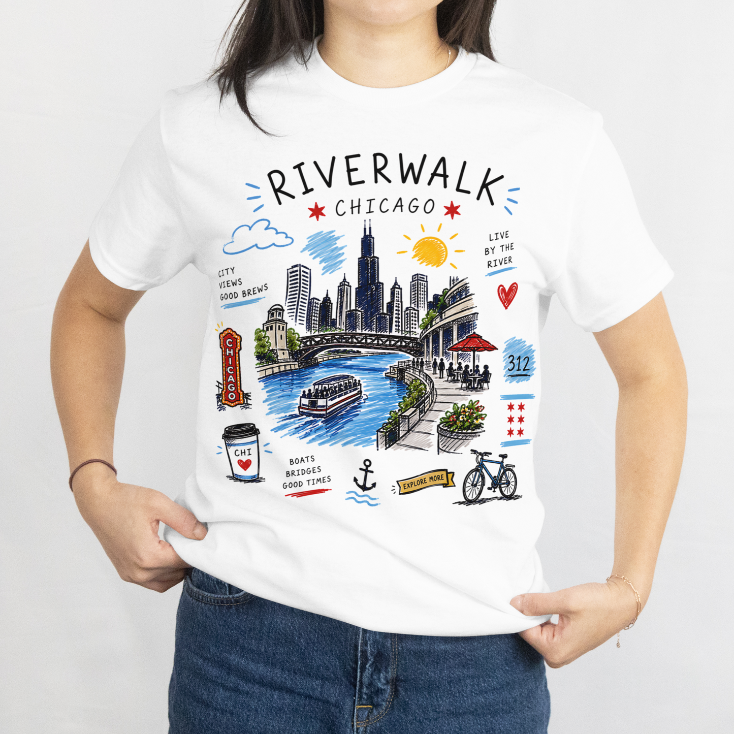 Women's Chi Riverwalk Tee