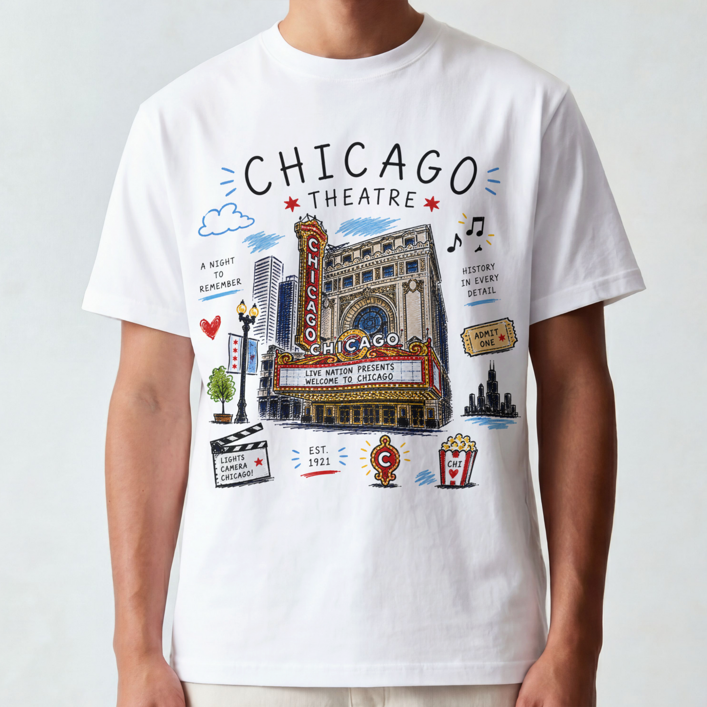 Men's Chi Theatre Tee