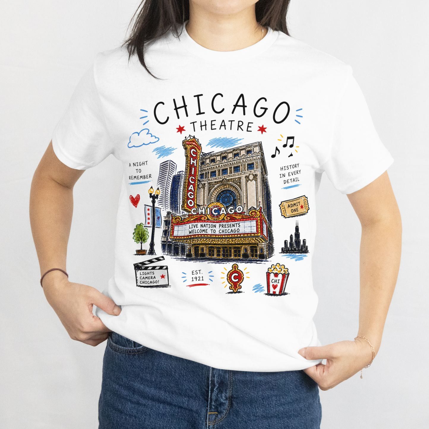 Women's Chi Theatre Tee