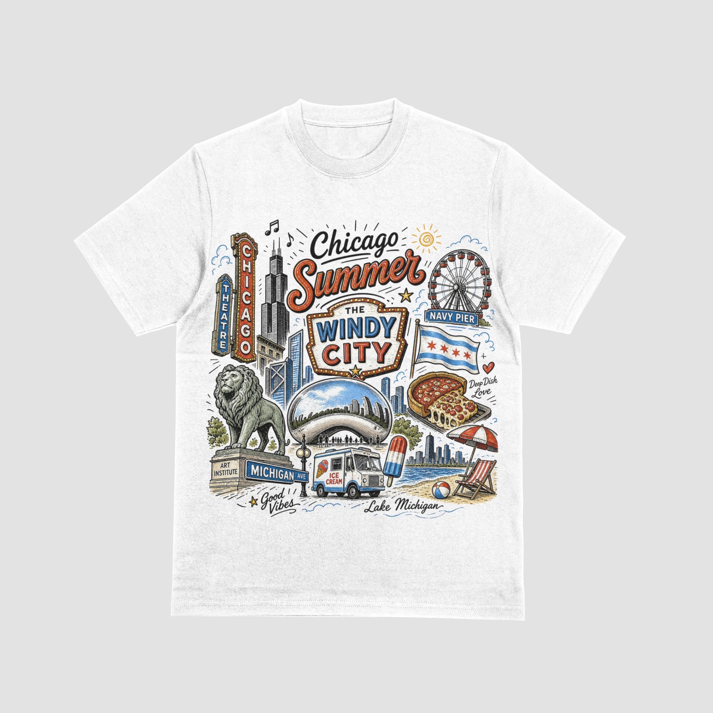 Chi Summer Short Sleeve Tee