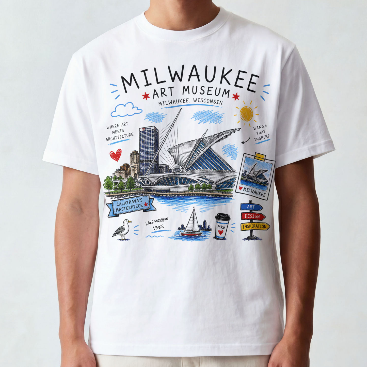 Men's Milwaukee Art Museum Tee