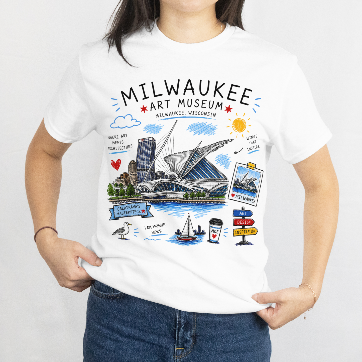 Women's Milwaukee Art Museum Tee