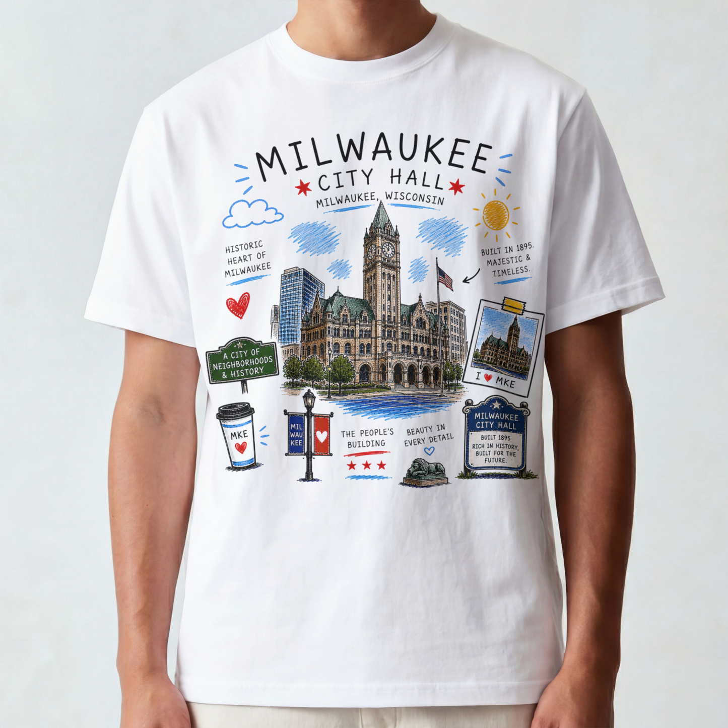 Men's Mke City Hall Tee