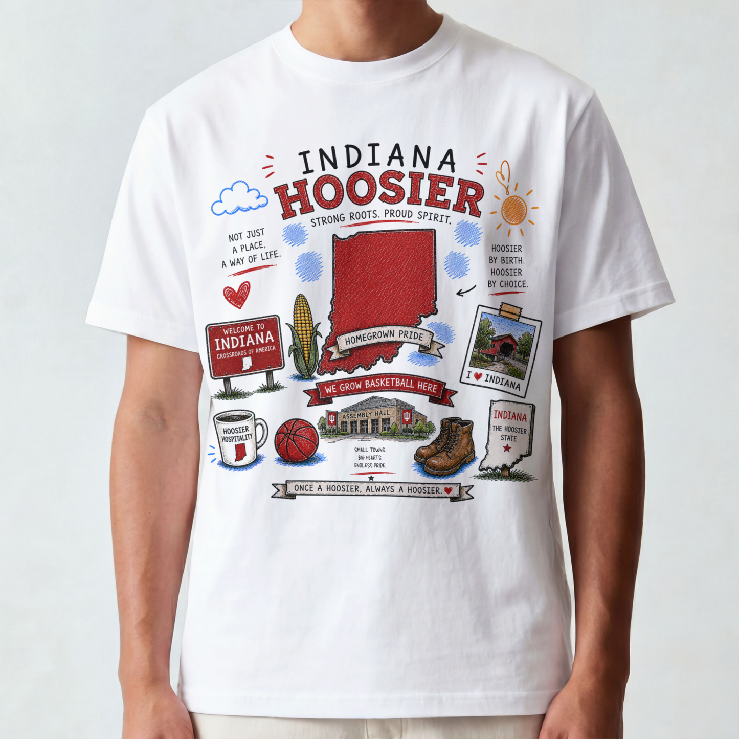 Men's Indiana Hoosier Tee