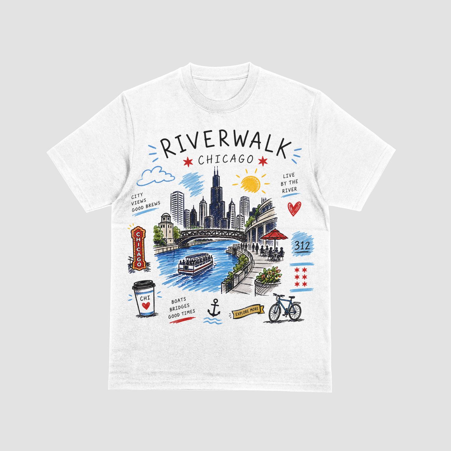 Men's Chi Riverwalk Tee
