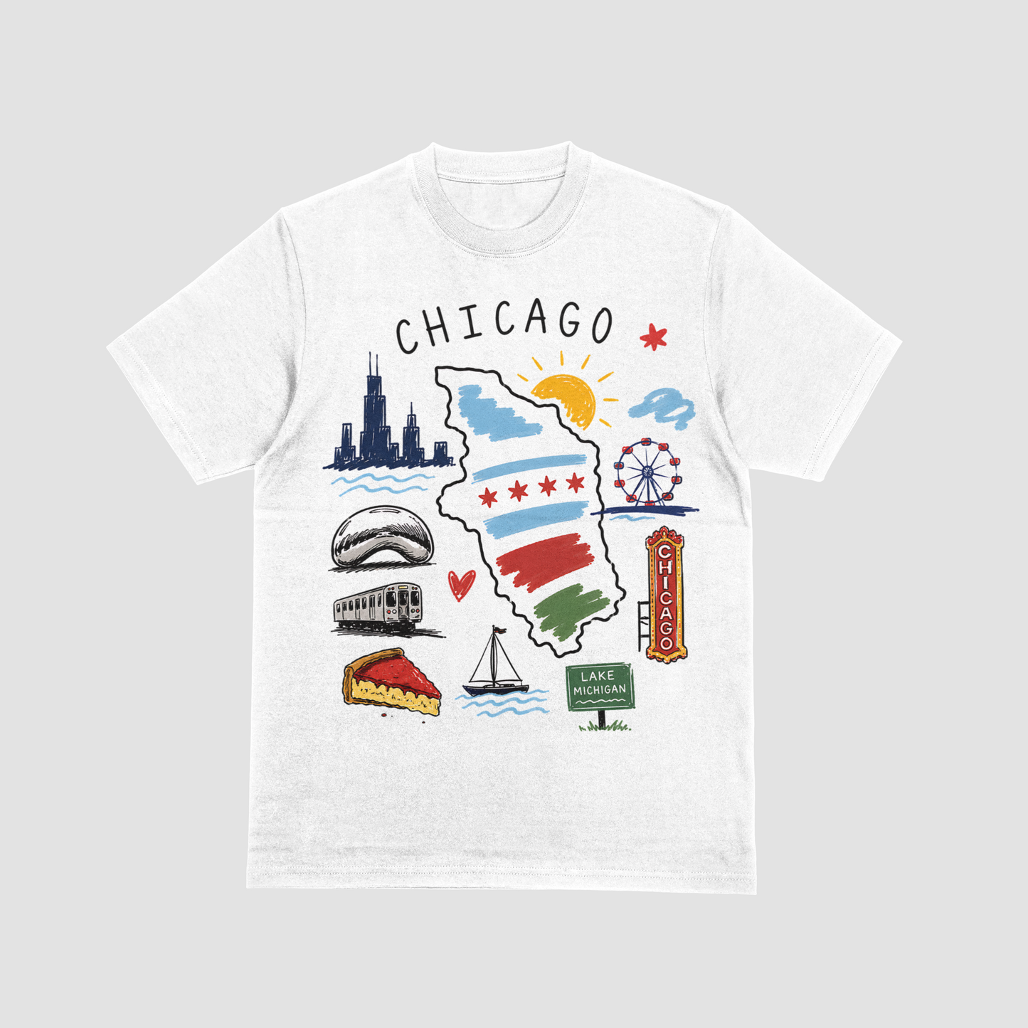 Men's Chicago Short Sleeve Tee