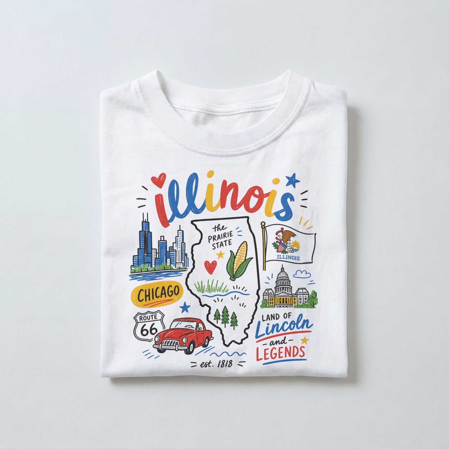 Illinois Short Sleeve Tee