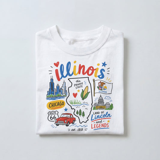 Illinois Short Sleeve Tee