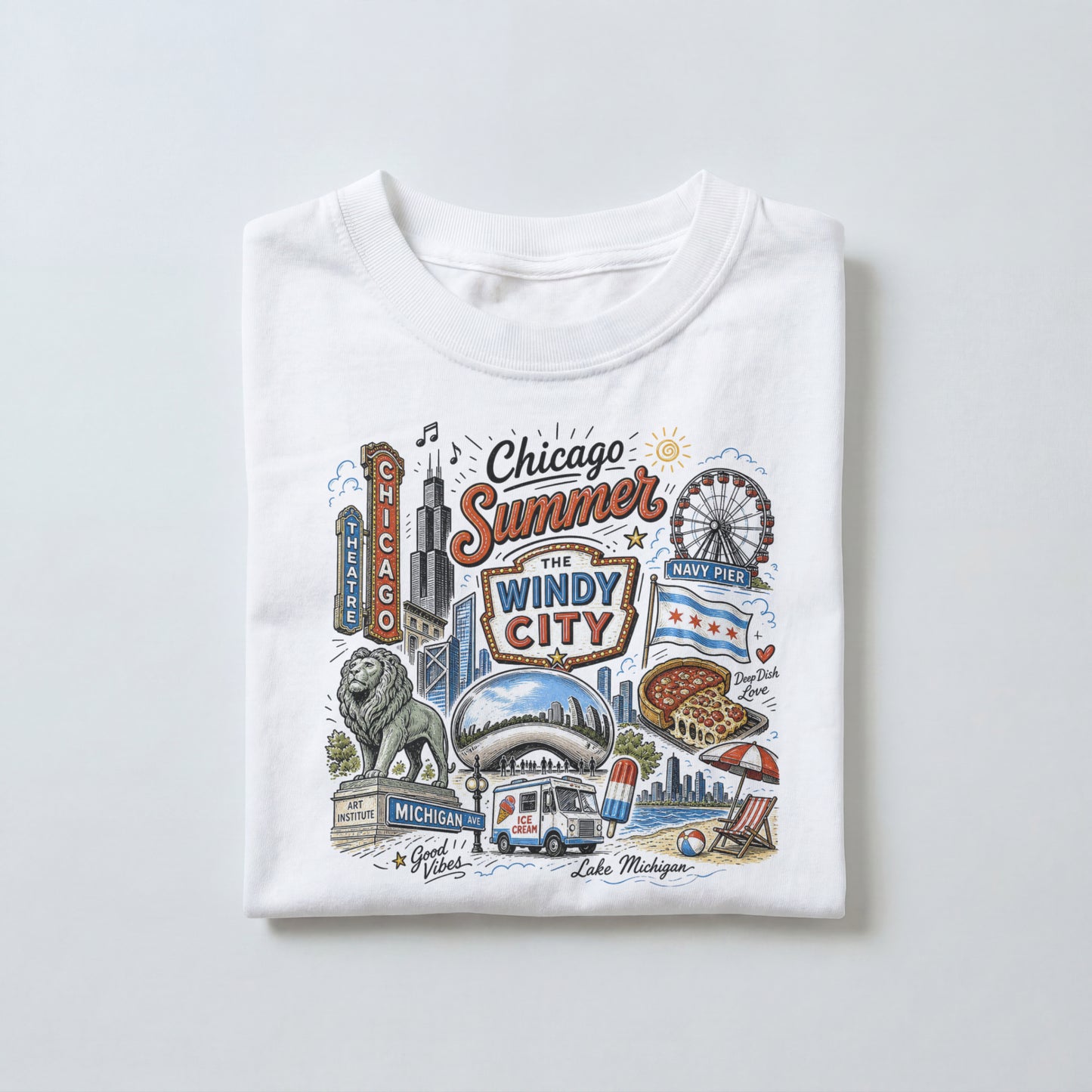 Chi Summer Short Sleeve Tee