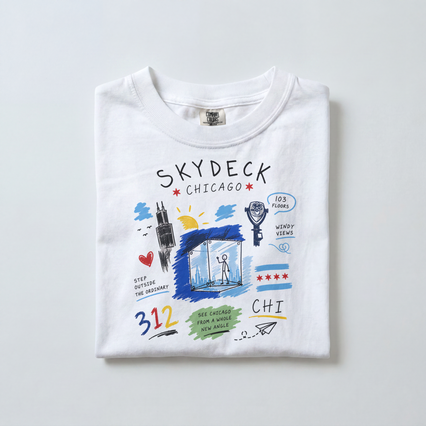 Men's Skydeck Chicago Tee