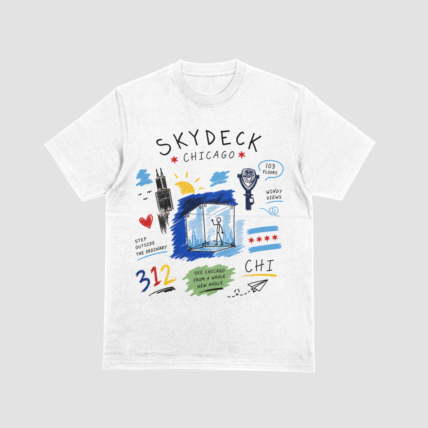 Men's Skydeck Chicago Tee