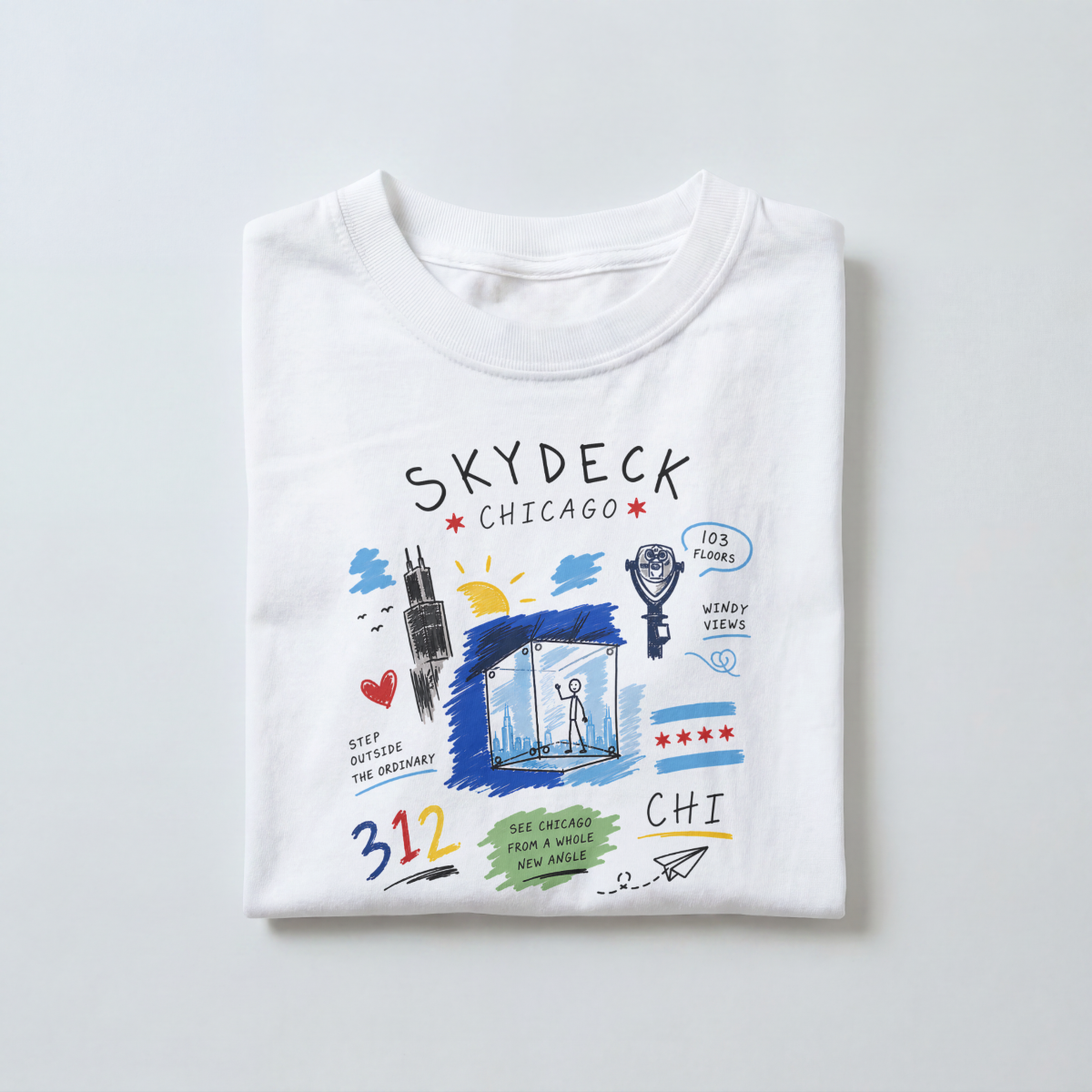 Skydeck Chicago Tee