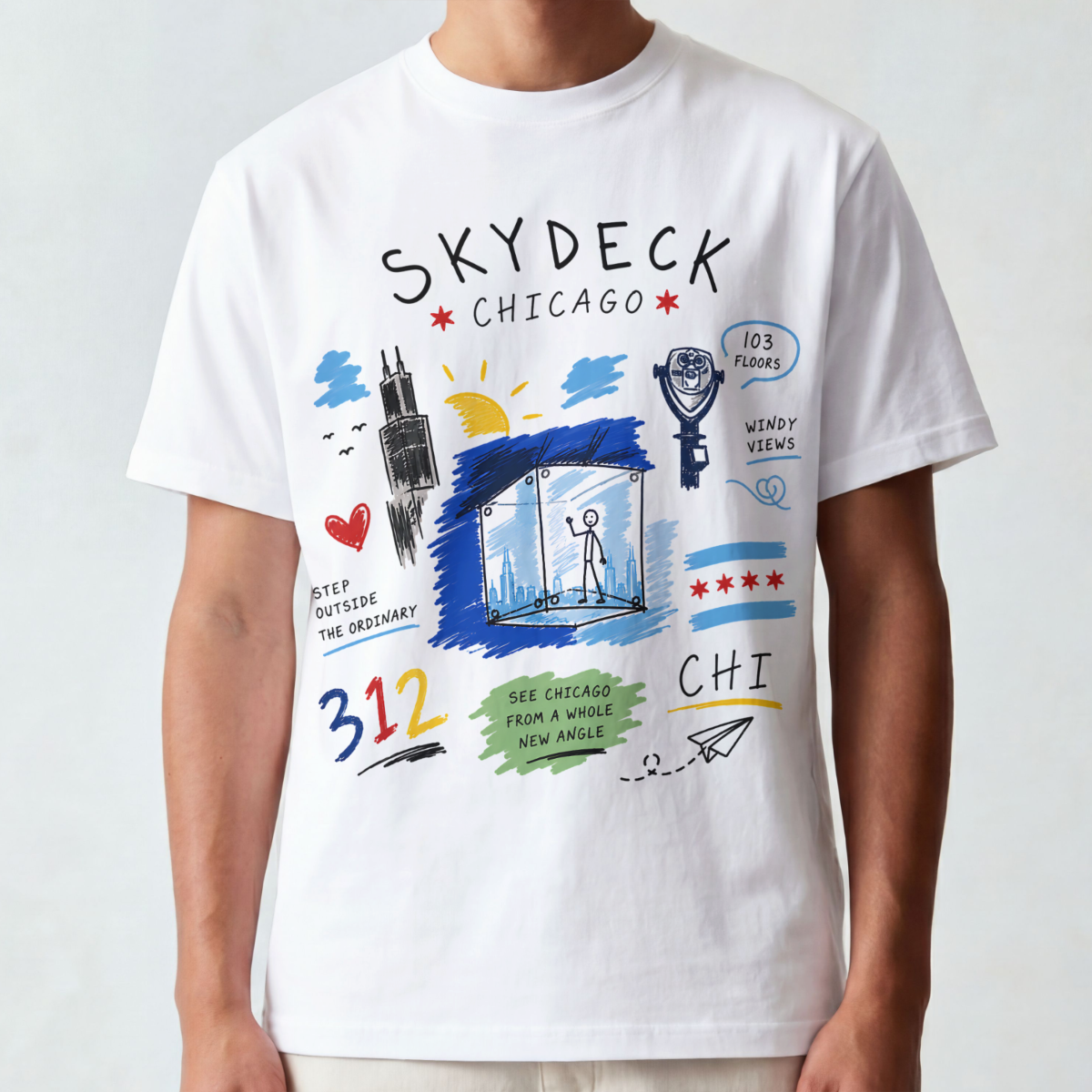 Skydeck Chicago Tee