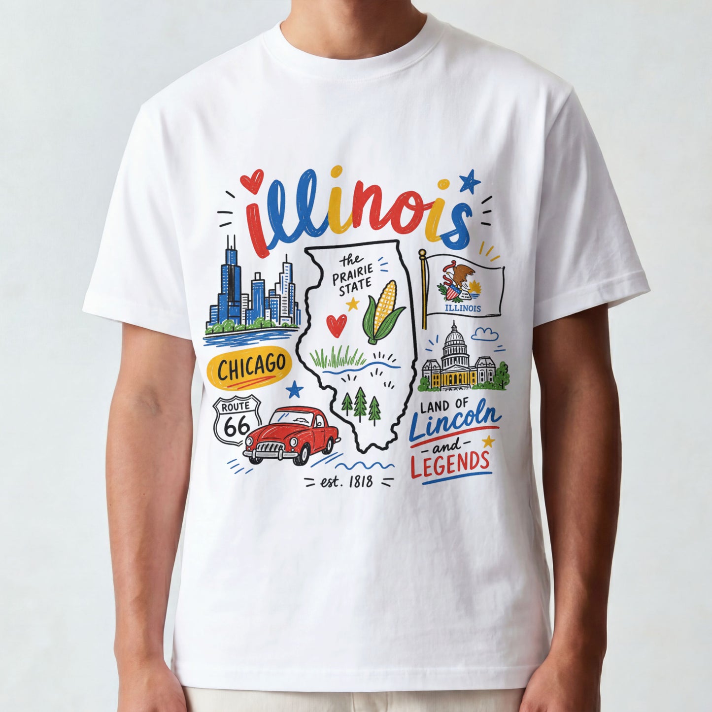 Illinois Short Sleeve Tee