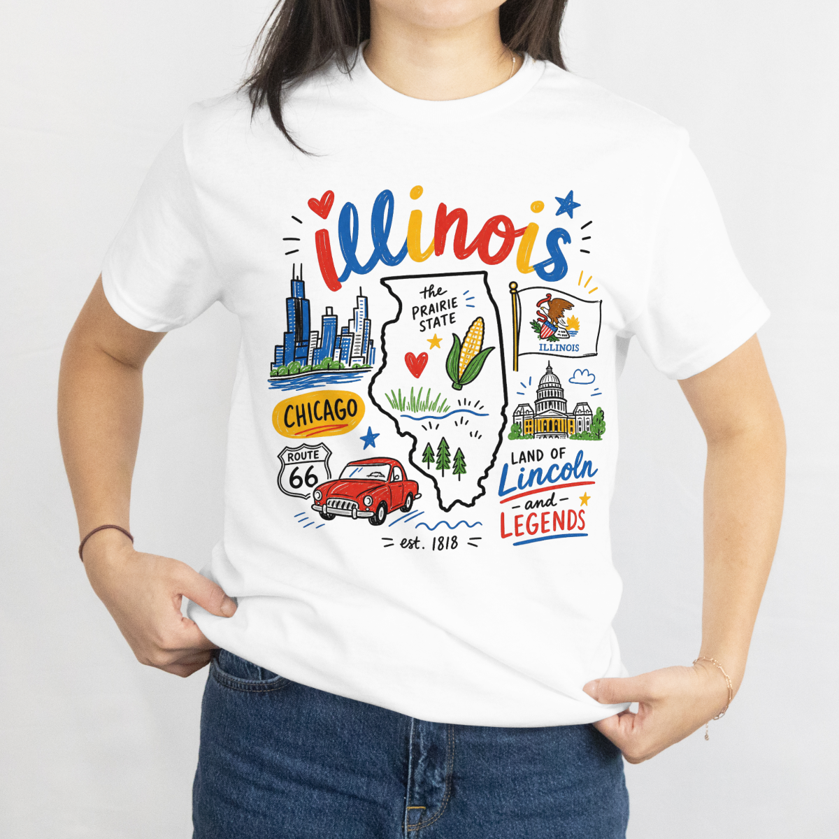 Illinois Essentials Tee