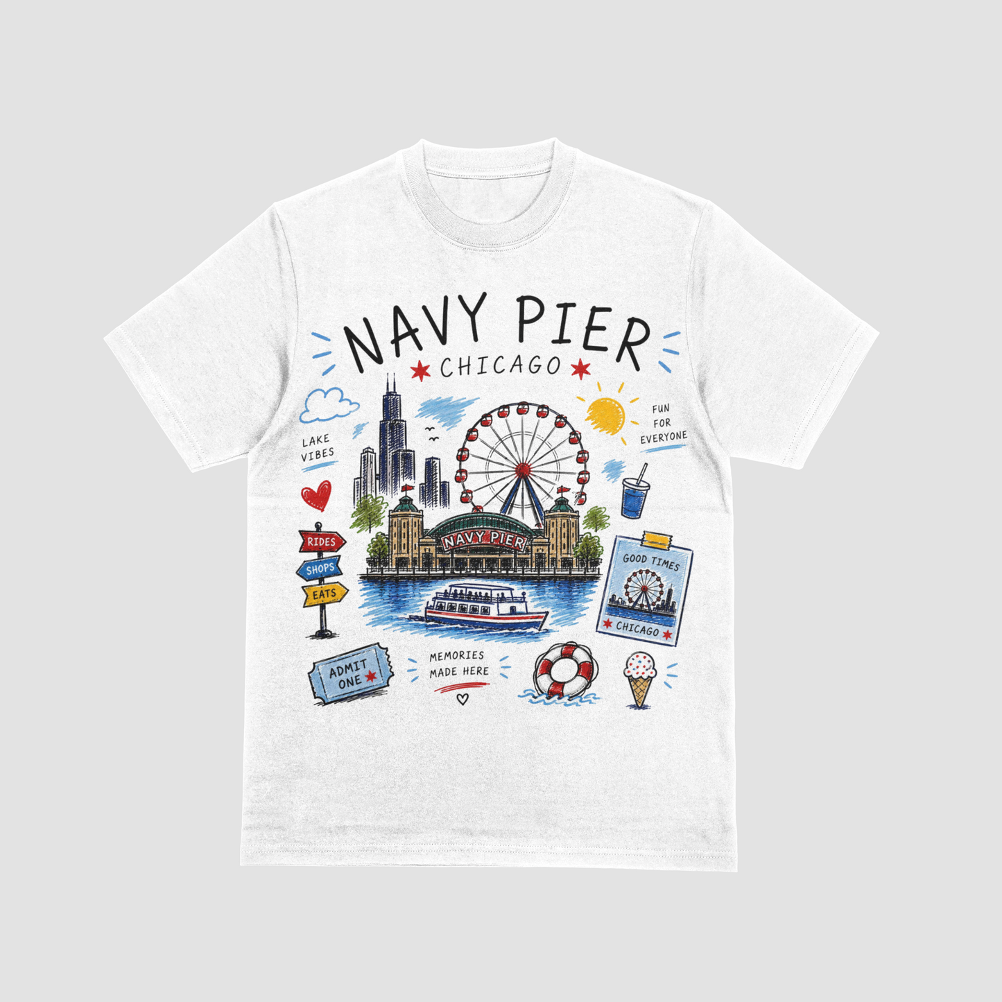Women's Navy Pier Tee