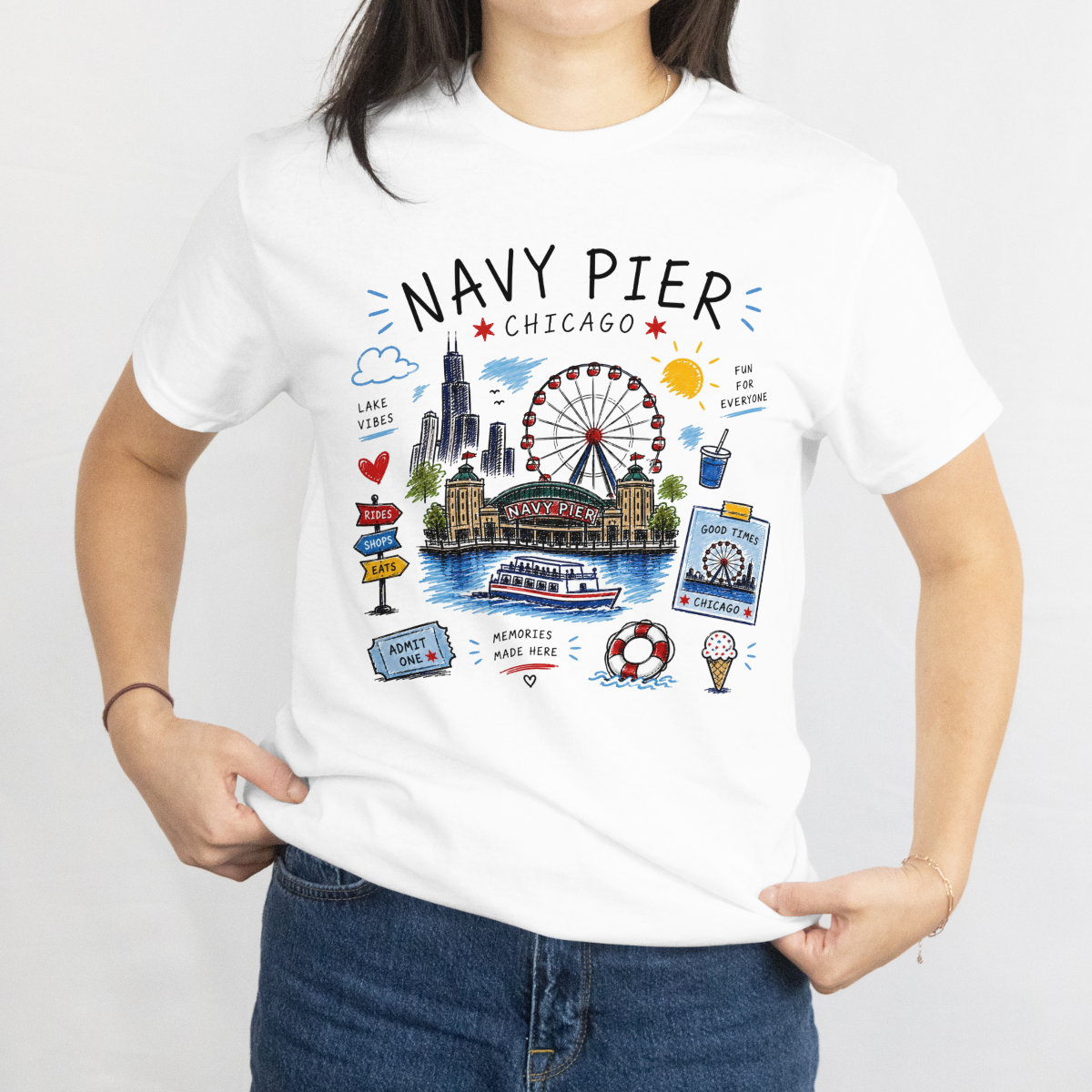 Navy Pier Tee