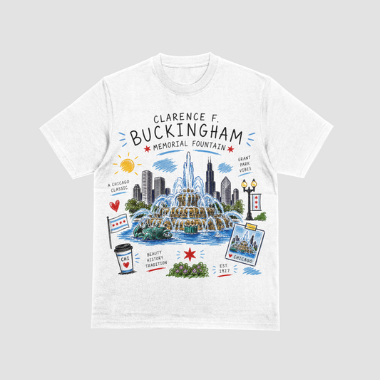 Buckingham Fountain Tee