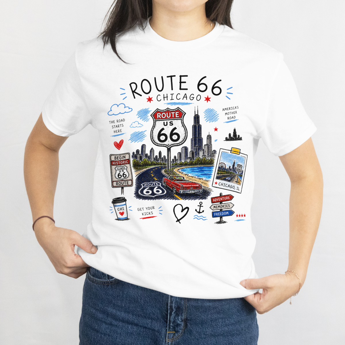 Route 66 Tee