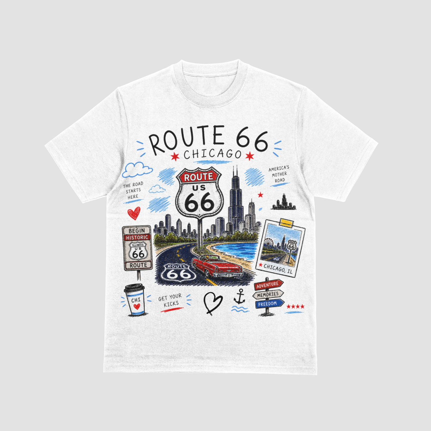 Men's Route 66 Tee