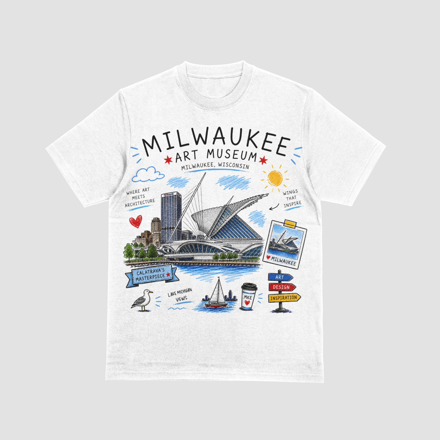 Women's Milwaukee Art Museum Tee