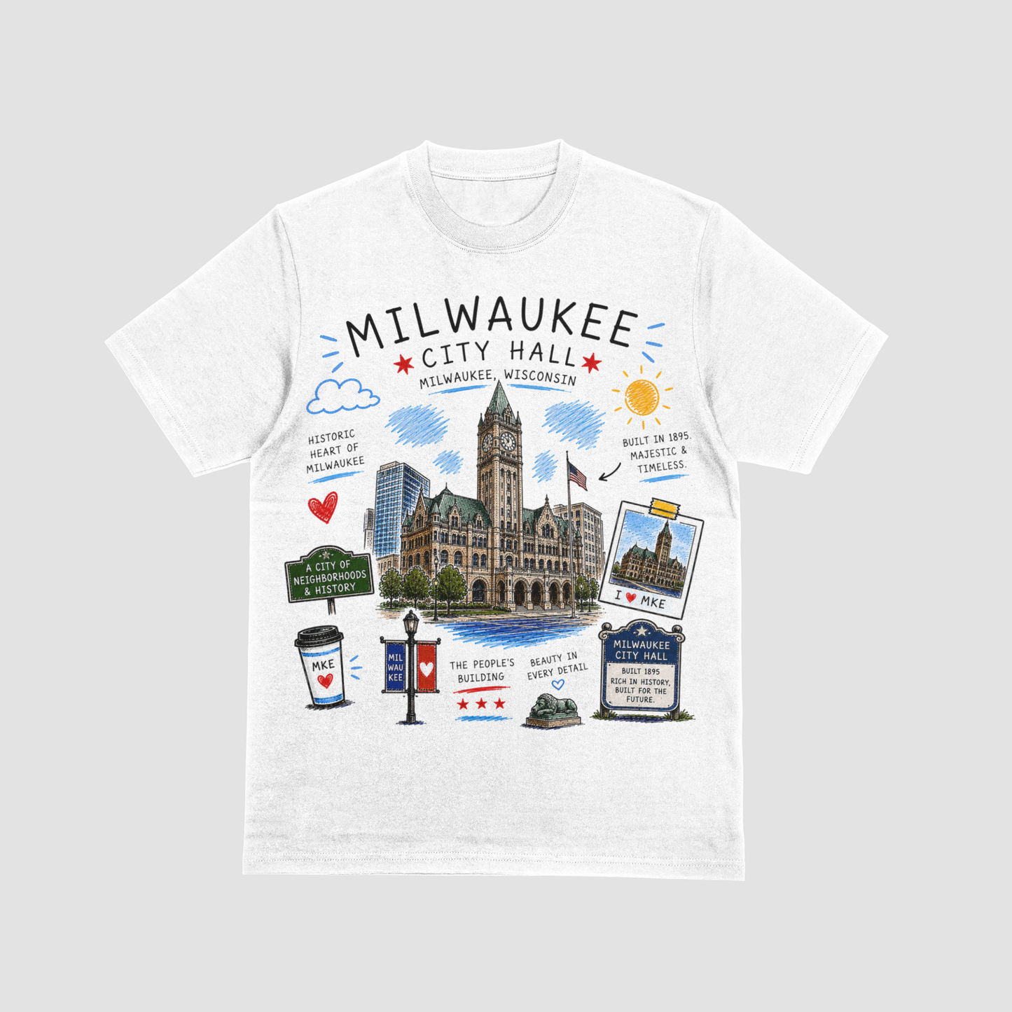 Men's Mke City Hall Tee