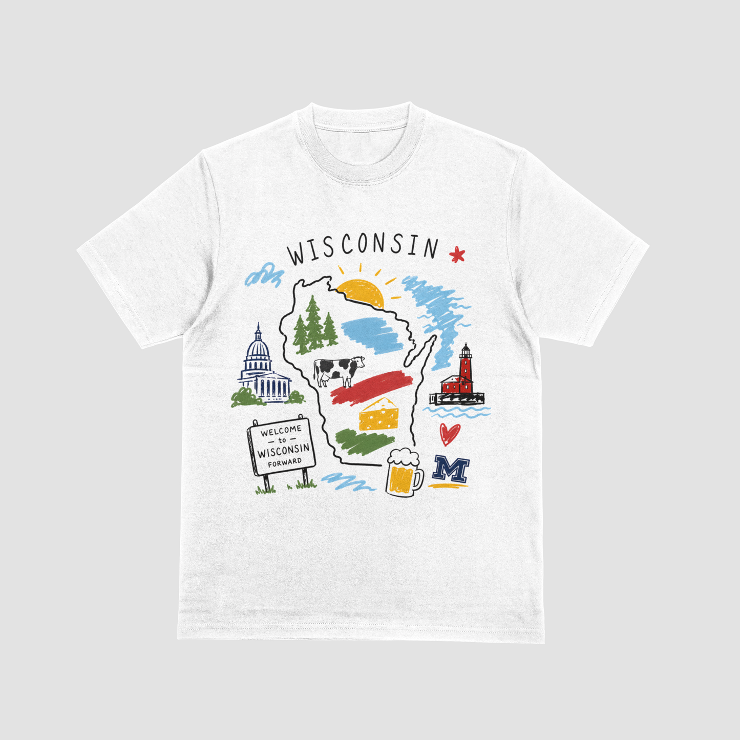 Women's Wisconsin Short Sleeve Tee