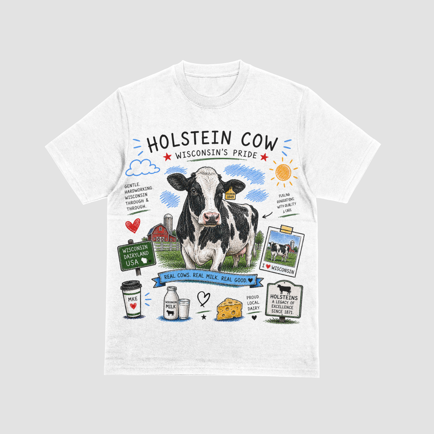 Women's Holstein Cow Tee