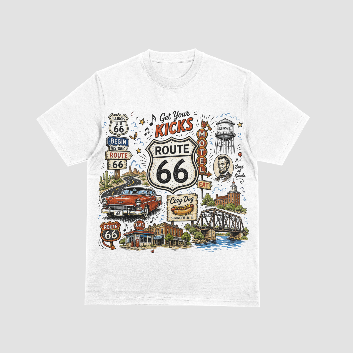 Route 66 Road Trip Tee