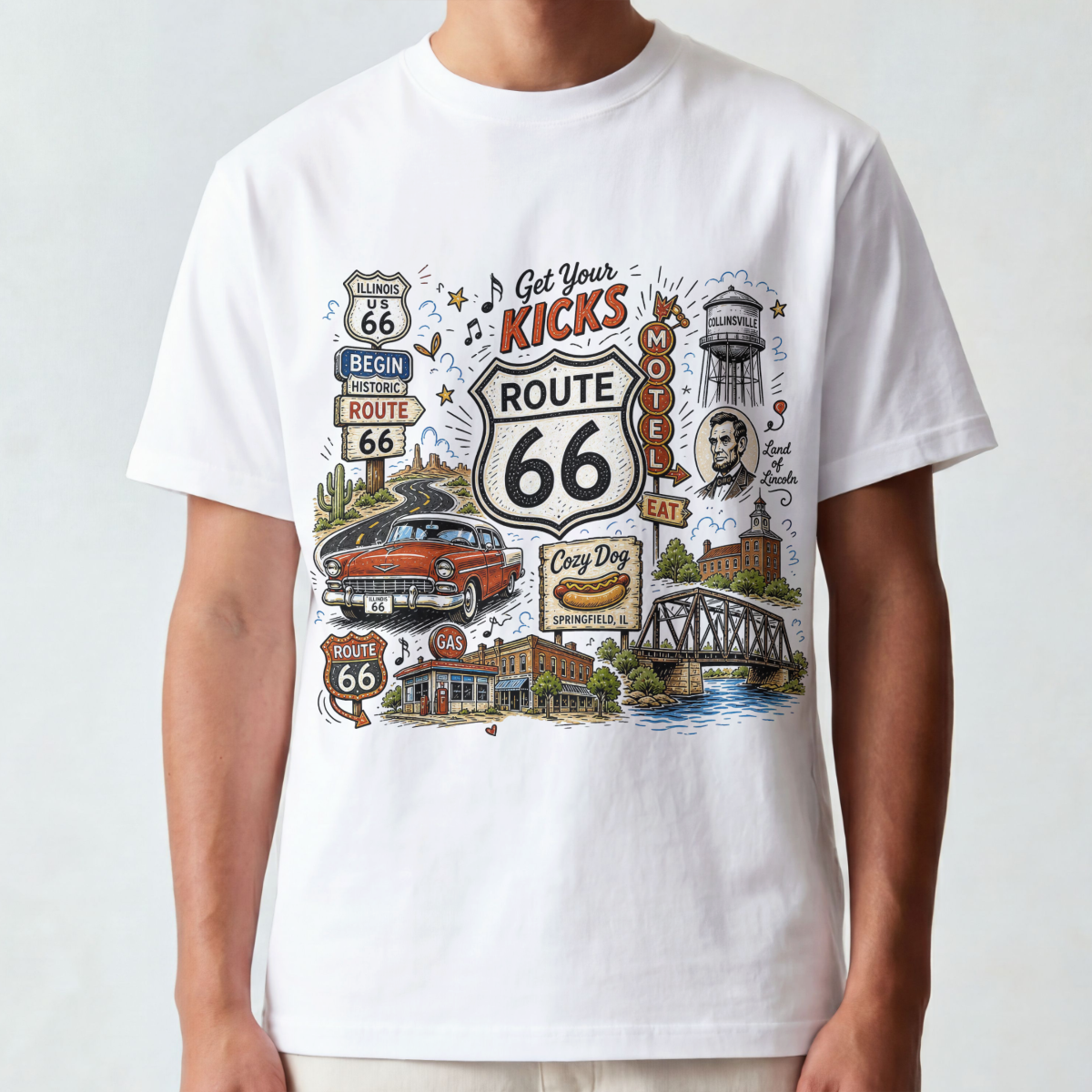 Route 66 Road Trip Tee